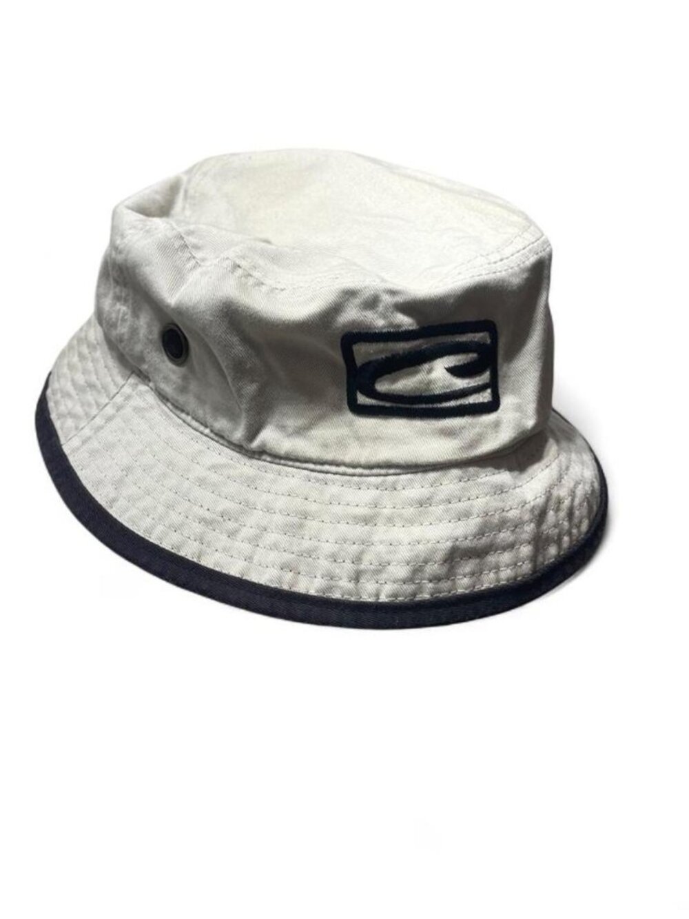O'Neill Style White Bucket Hat Black Logo Fishing/Outdoor Style